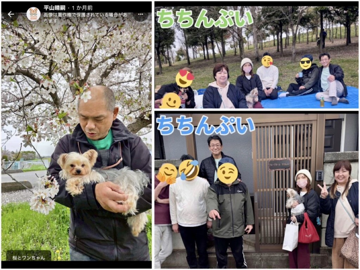 新しい家族と暮らす保護犬